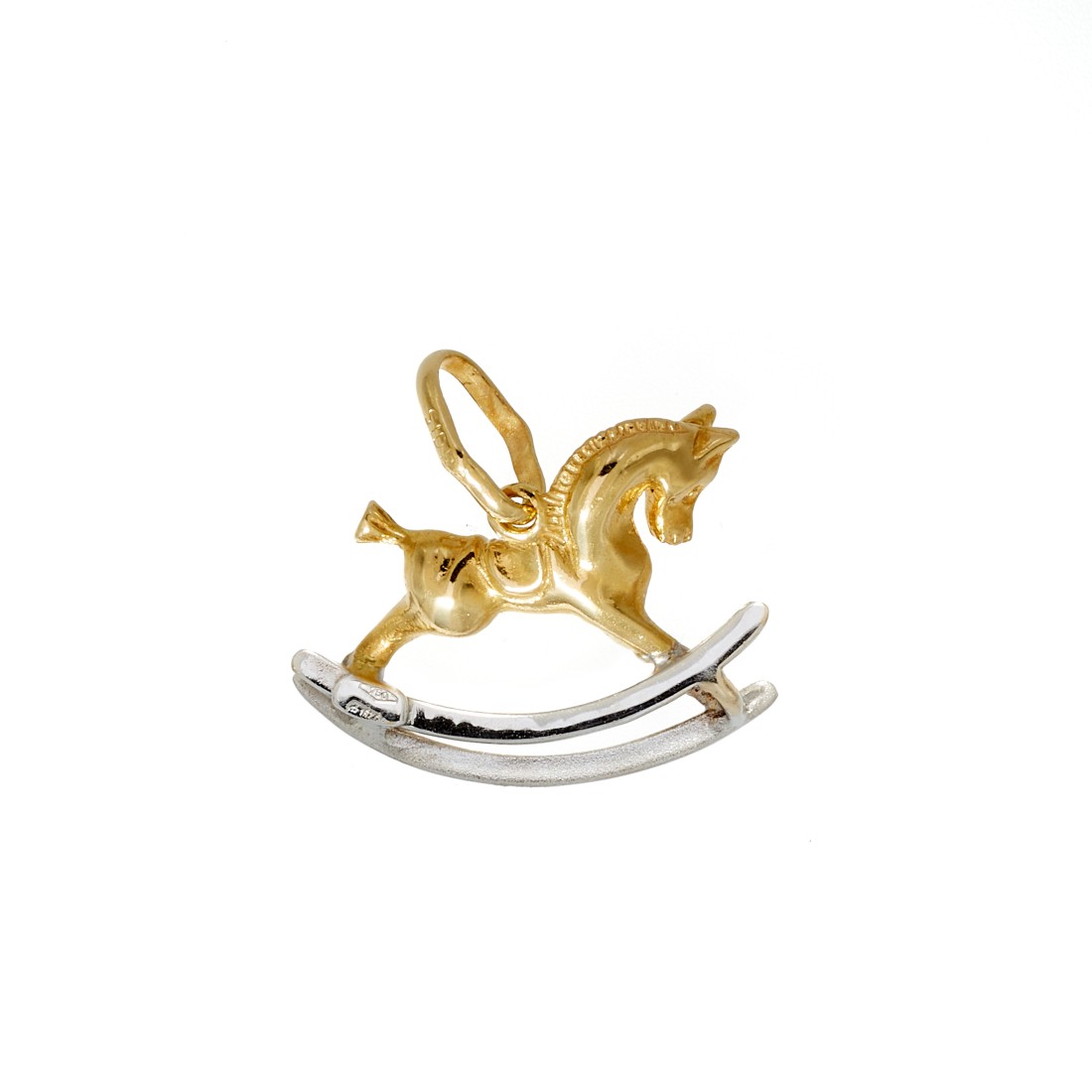 Pendente Charms Cavallo a Dondolo Oro 750