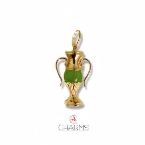 Charms Vaso Antico Pendente in Oro 18 kt