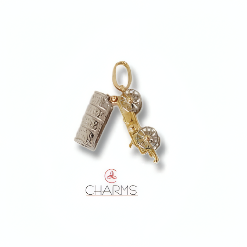 Charms Carro Western Pendente in Oro