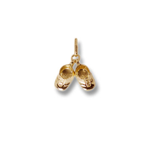 Charm Scarpette in oro massiccio 18 Kt da Neonato