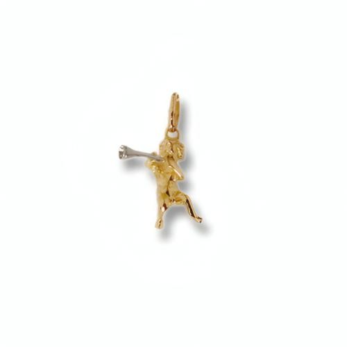 Charm Amorino con Tromba in Oro